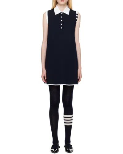 Thom Browne Signature 4-bar Stripe Dress