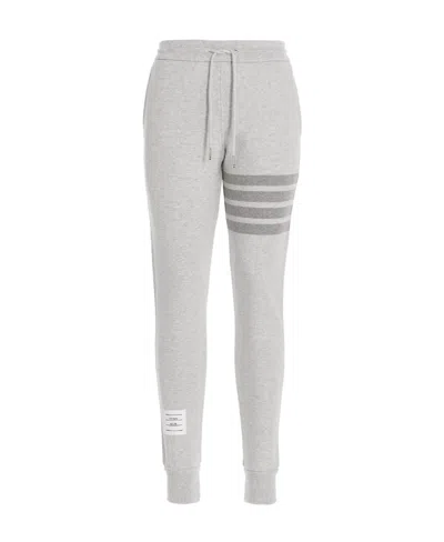 Thom Browne Signature 4-bar Stripe Track Pants In White