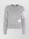 Thom Browne 4-bar Sweatshirt In Grey