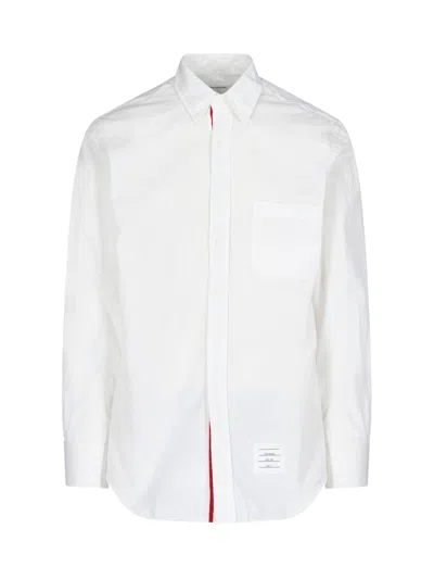 THOM BROWNE SIGNATURE GROSGRAIN PLACKET SHIRT