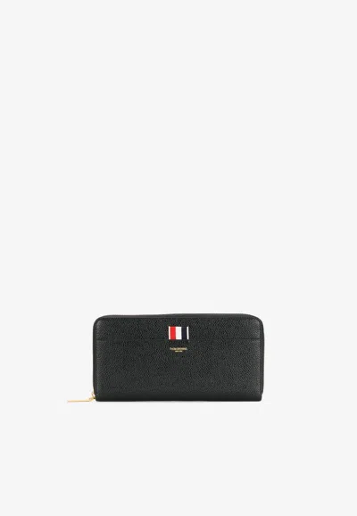 THOM BROWNE SIGNATURE LOOP ZIP-AROUND WALLET