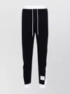 Thom Browne Sweatpants With Engineered 4 Bars In Solid Classic Loopback Jersey Clothing In Blue