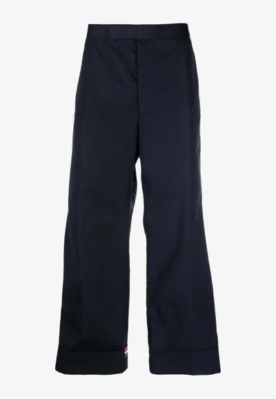 THOM BROWNE SIGNATURE STRIPE WIDE-LEG PANTS