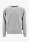 Thom Browne Signature Stripes Sweatshirt In Gray