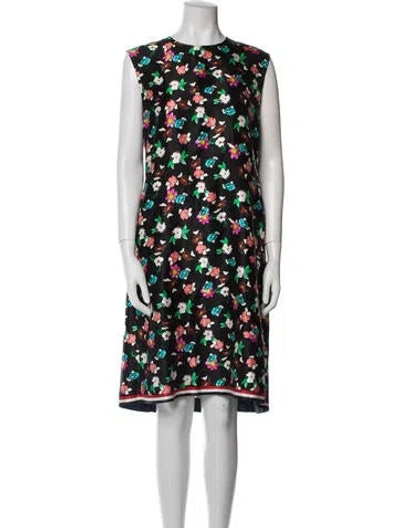 Pre-owned Thom Browne Silk Knee-length Dress In Black