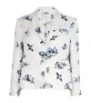 Thom Browne Floral-print Silk Blazer In White