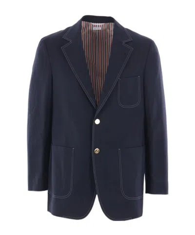 THOM BROWNE THOM BROWNE SINGLE BREASTED BLAZER