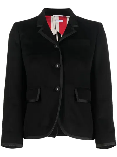 Thom Browne Single-breasted Blazer In Black
