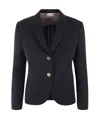 Thom Browne Single-breasted Blazer In Black