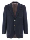 Thom Browne Single-breasted Blazer In Blue