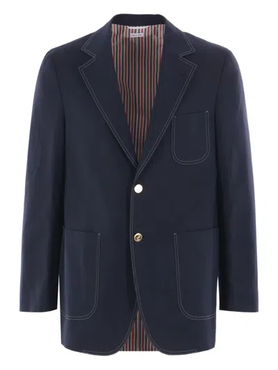 THOM BROWNE SINGLE-BREASTED BLAZER