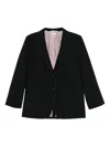 Thom Browne Single-breasted Blazer In Black