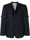 Thom Browne Single-breasted Blazer In Blue