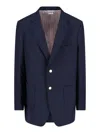 Thom Browne Men's Seersucker Patch-pocket Sport Coat In Blue