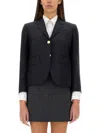 Thom Browne Single-breasted Blazer In Blue