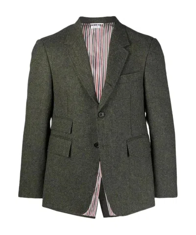 Thom Browne Single-breasted Blazer Jacket In Black