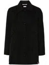 Thom Browne Single-breasted Coat In Black