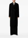 Thom Browne Single-breasted Coat In Black