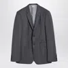 Thom Browne Grey Single-breasted Jacket In Wool Men