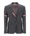 Thom Browne Thom E Women's Striped Single-breasted Jacket In Black