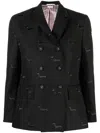 Thom Browne Single-breasted Tailored Blazer In Black