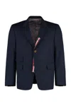 Thom Browne Men's Single-breasted Jacket In Blue