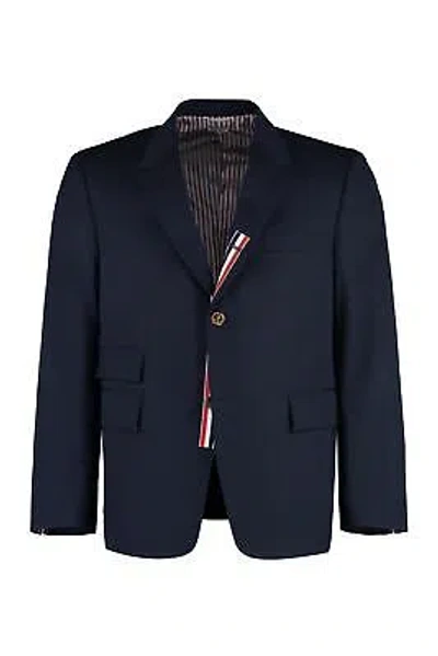 Pre-owned Thom Browne Single-breasted Two-button Blazer In Blue
