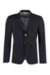 Thom Browne Single-breasted Two-button Blazer In Dark Blue