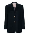 Thom Browne Single-breasted Wool Blazer In Black