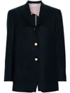 Thom Browne Single-breasted Wool Blazer In Blue
