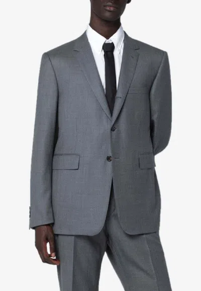 THOM BROWNE SINGLE-BREASTED WOOL BLAZER