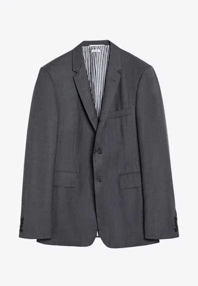 THOM BROWNE SINGLE-BREASTED WOOL BLAZER