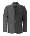 Thom Browne Two-tone Twill Blazer With Button Cuffs In Medium Gray