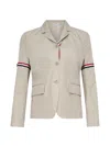 Thom Browne Sport Blazer Chest Pocket Flap Pockets In Neutral