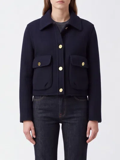 Thom Browne Single-breasted Short Coat In Pure Virgin Wool With Patch Pockets In Multi