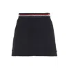 Thom Browne 4 Bar-tab Tweed Miniskirt In Blue