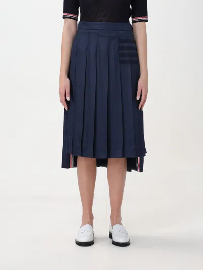 Thom Browne Skirt  Woman Color Blue