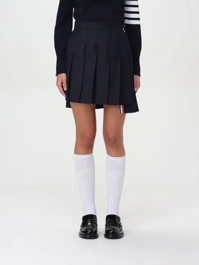 Thom Browne Skirt  Woman Color Blue In 蓝色