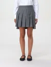 Thom Browne Skirt  Woman Color Charcoal In Charcoal