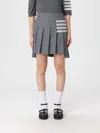 Thom Browne Grey Wool Skirt In Gray