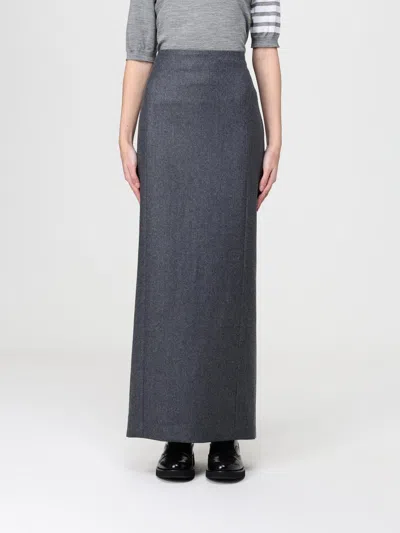 Thom Browne Skirt  Woman Color Grey In Gray