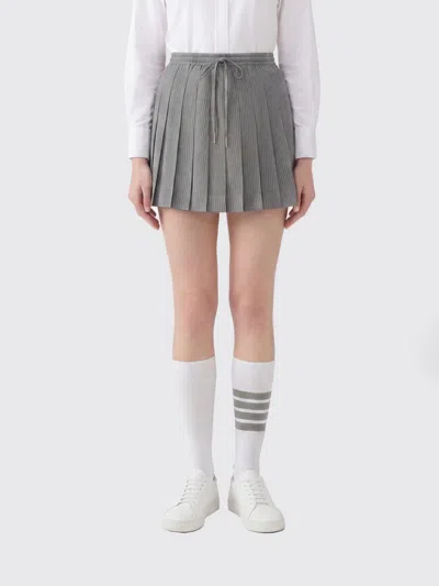 Thom Browne Skirt  Woman Color Grey In Gray
