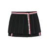 Thom Browne Thom E Women's Ruffled Mini Skirt In Wool Blend In Black