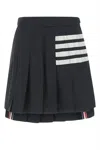 Thom Browne 4-bar Stripe Pleated Skirt In 415