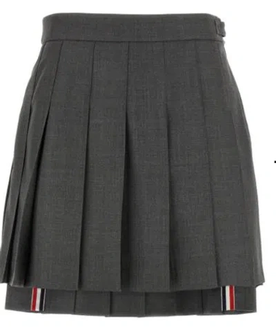 THOM BROWNE SKIRTS BLACKS AND GREYS