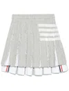 Thom Browne Knee Length And Midi Skirts With Belt Loops In White