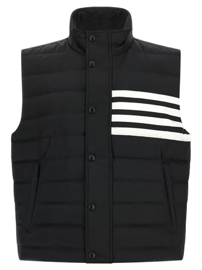THOM BROWNE THOM BROWNE SHINY RIPSTOP LIGHTWEIGHT DOWN 4-BAR VEST