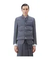 Thom Browne Sleeveless Down Vest In Gray