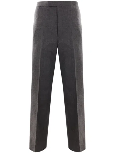 Thom Browne Slim-fit Tailored Trousers In Grey