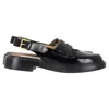Thom Browne Cut Out Slingback Penny Loafer In Black